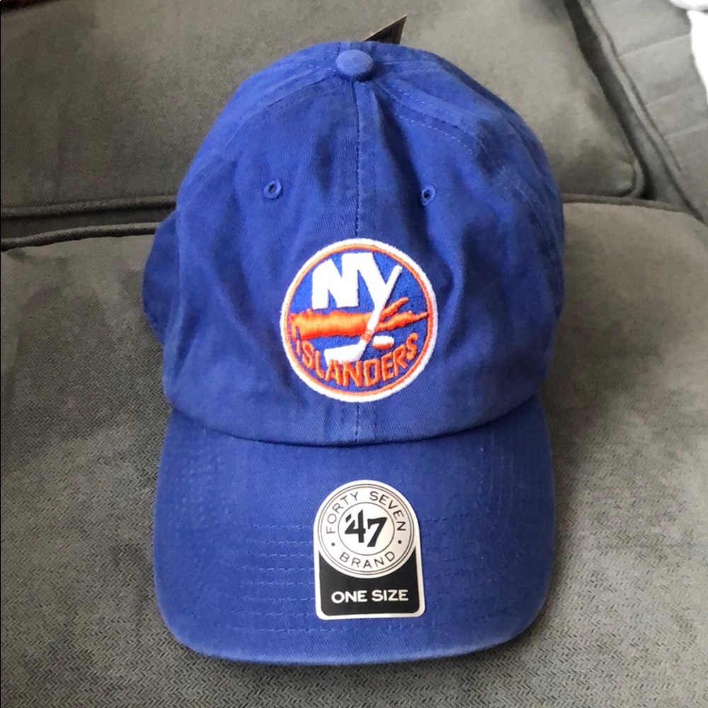NWT 47 Brand NY Islanders blue cap adjustable!